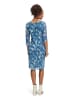 CARTOON Casual-Kleid mit 3/4 Arm in Weiß/Blau