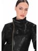 faina Women Jacket in black snake