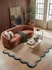 KADIMA DESIGN Teppich Wolle Handgetuftet WINCH Geometrisch Wohnzimmer Modern in Natur