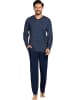 Comte Single-Jersey Schlafanzug in marine