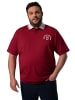Men Plus Poloshirt in burgunderrot