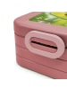 Mr. & Mrs. Panda MEPAL Bentobox Avocado Pärchen Design ohne Spruch in Rot Pastell