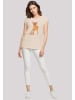 F4NT4STIC Extended Shoulder T Shirt Disney Bambi Classic in Whitesand