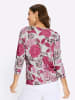 WITT WEIDEN Rundhals-Shirt in ecru-fuchsia-bedruckt