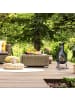 relaxdays Terrassenofen in Silber - (B)42 x (H)88 x (T)42 cm