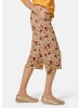 GOLDNER Kurzgröße:  Attraktive Druckhose Louisa mit weichem Fall in bunt / geblümt