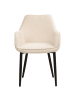 Beliani 2er-Set Esszimmerstuhl ALDEN in Beige/Schwarz