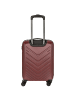 Check.In Mailand - 4-Rollen-Kabinentrolley 55 cm (rot) in rot