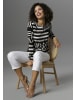 Aniston SELECTED Shirtbluse in schwarz-offwhite-beige