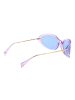 Ana Hickmann Frauen Sonnenbrille Oval Lila