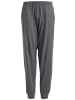 REDBEST Single-Jersey Hose, lang mit Bündchen in anthrazit meliert