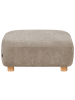 Beliani Sofaelement AMLI in Beige/Braun - (W) 79 x (H) 41 x (L) 91 cm