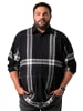 Men Plus Hemd in schwarz