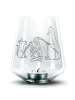 Mr. & Mrs. Panda Glas Windlicht Pinguin Lagerfeuer ohne Spruch in Transparent