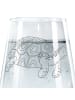 Mr. & Mrs. Panda Wasserglas Schildkröte MHerzieren ohne Spruch in Transparent