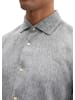 Marc O'Polo Haifischkragen-Hemd shaped in Medium Blue