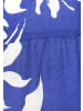 LASCANA Longbluse in royalblau-creme