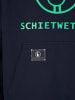 SCHIETWETTER SCHIETWETTER Hoodie Logoprint Michael in navy/neongreen