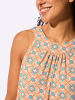 WITT WEIDEN Shirttop in apricot-aquamarin-bedruckt
