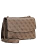 Guess Calista XBody Flap - Schultertasche 24 cm (coal logo) in latte logo