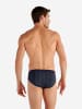 HOM Slip Bo in navy print