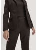 Hessnatur Wollhose Straight Leg in kakao braun