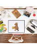 Mr. & Mrs. Panda Schreibunterlage Bär Zuhause ohne Spruch in Weiß