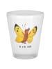 Mr. & Mrs. Panda Schnapsglas Schmetterling Zitronenfalter ohne S... in Transparent
