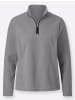 WITT WEIDEN Fleece-Shirt in steingrau