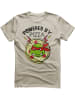 Teenage Mutant Ninja Turtles T-Shirt "Powered By Pizza T-Shirt" in Khaki