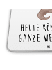 Mr. & Mrs. Panda Gläseruntersetzer Otter Umarmen mit Spruch in Weiß