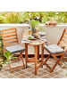 Butlers Gartenstuhl LODGE 2er-Set in Braun