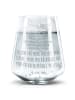 Mr. & Mrs. Panda Tumbler Glas Wüstenfuchs Blumen mit Spruch in Transparent