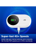 ZTE U10S Pro Wi-Fi 6 GHz Wi-Fi 4 mobiler WLAN Router weiß tragbar