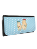 Mr. & Mrs. Panda Wallet Bären mit Blumenkranz ohne Spruch in Türkis Pastell
