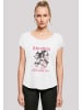 F4NT4STIC Long Cut T-Shirt Bad Girls Have More Fun in weiß