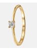 Diamant L'éternel Ring aus 585 Gelbgold mit 0.1 Karat Diamant