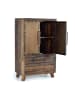 Giner y Colomer Sideboard aus recyceltem Holz und Metall in Brown