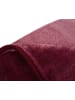 Gözze Wohndecke Cashmere-Feeling 180x220cm in beere