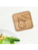 Mr. & Mrs. Panda Untersetzer quadratisch Avocado Party Zeit ohne... in Transparent