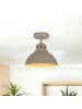 Licht-Erlebnisse Deckenlampe (B)21 x (L)21 x (H)23 cm in Beige
