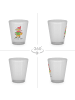 Mr. & Mrs. Panda Schnapsglas Fuchs  Schlittschuhe ohne Spruch in Transparent