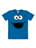 Logoshirt T-Shirt Krümelmonster - Cookie Monster in blau