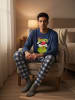 The Grinch The Grinch Schlafanzug Team Grinch Pyjama Set Langarm in blau