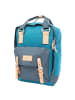 Doughnut Macaroon Euro 16 - Rucksack 38 cm (grey x dark grey) in teal x lake