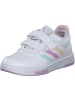 adidas Sportliche Slipper in ftwr white/almost/blue/bliss l