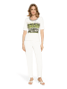 Betty Barclay Basic Shirt mit Rippenstruktur in Patch Cream/Green