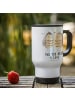 Mr. & Mrs. Panda Kaffee-Thermobecher Eulen Liebe mit Spruch in Weiß