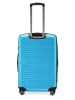 Hauptstadtkoffer Mitte - 3er Koffer-Set Hartschale Gepäckset, TSA, 4 Rollen (S, M & L) in Cyanblau
