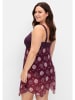 sheego by Joe Browns Badekleid in beere gemustert